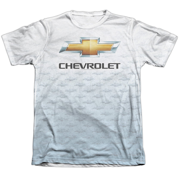 Chevrolet - Logo Repeat Adult Regular Fit Short Sleeve 65 - 35 Poly - Cotton