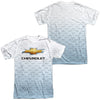Chevrolet - Logo Repeat (Front - Back Print) Adult Regular Fit Short Sleeve 100% Poly