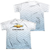 Chevrolet - Logo Repeat (Front - Back Print) Youth Short Sleeve 100% Poly