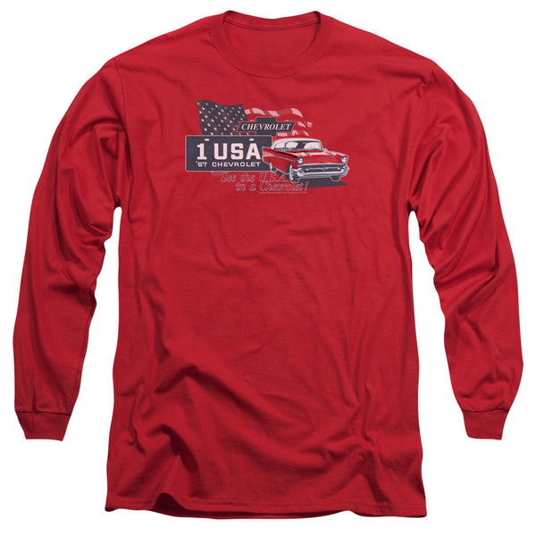 Chevrolet - See The USA Adult Long Sleeve