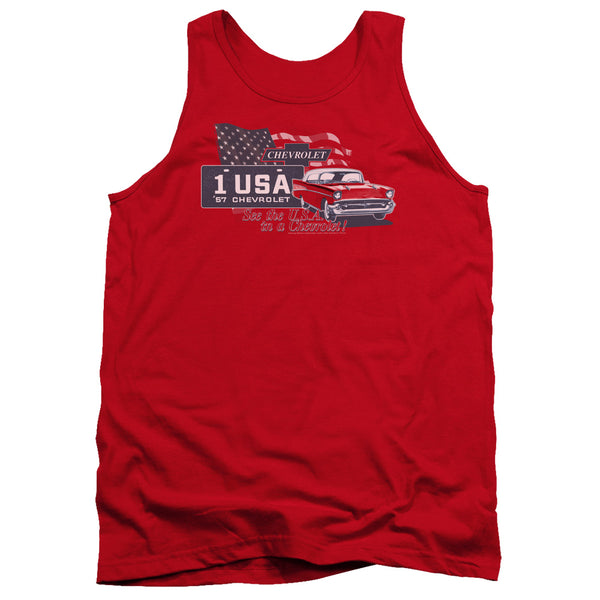 Chevrolet - See The USA Adult Tank Top