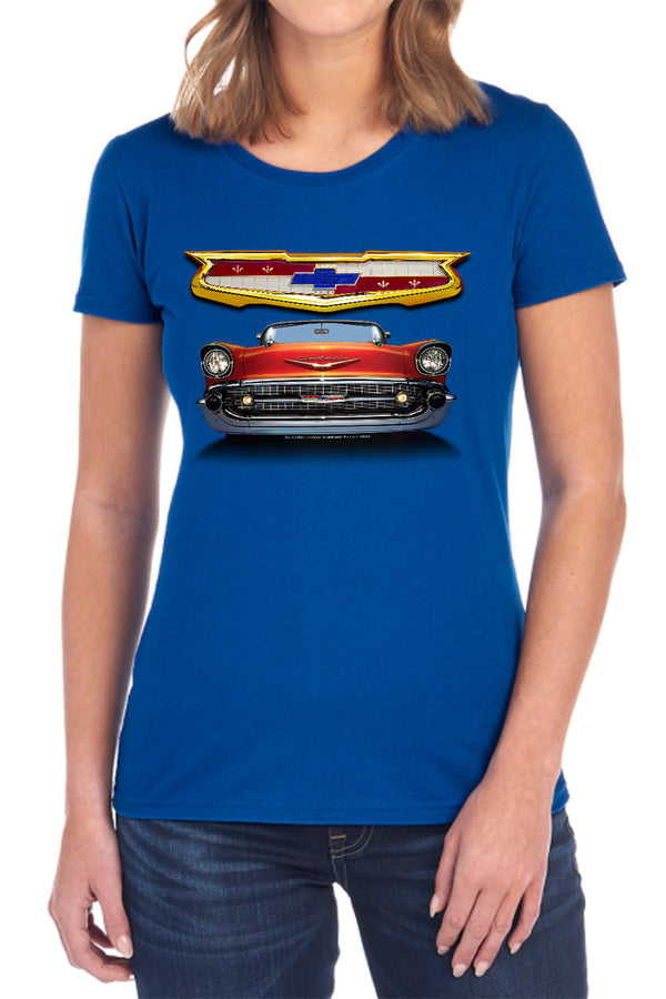 Chevrolet - 1957 Bel Air Grille Women's Short Sleeve