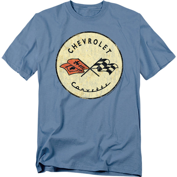Chevrolet - Old Vette Adult Regular Fit Short Sleeve
