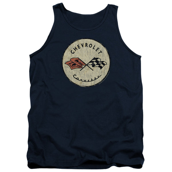 Chevrolet - Old Vette Adult Tank Top