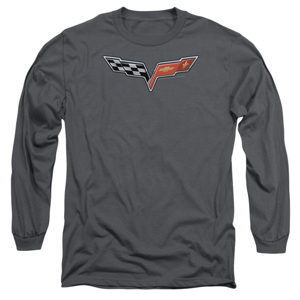 Chevrolet - The Vette Medallion Adult Long Sleeve