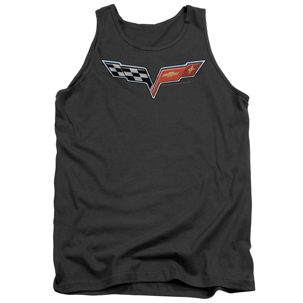 Chevrolet - The Vette Medallion Adult Tank Top