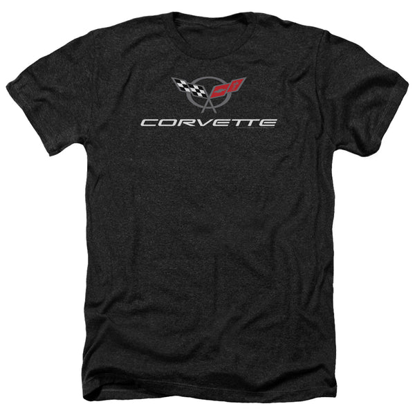 Chevrolet - Corvette Modern Emblem Adult Regular Fit Heather Short Sleeve