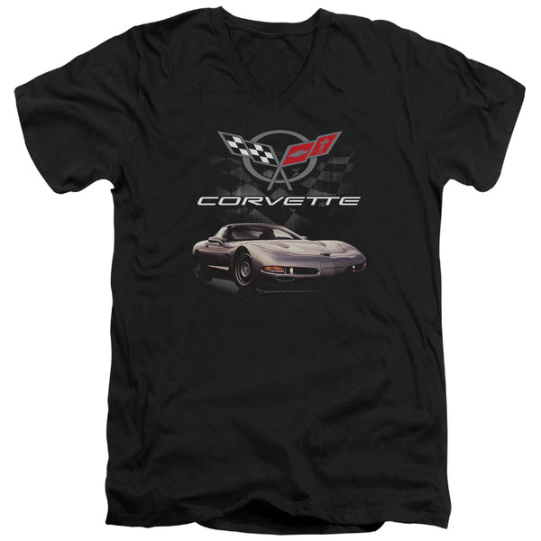 Chevrolet - Checkered Past Adult Slim Fit V Neck Cotton