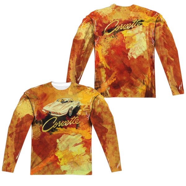 Chevrolet - Painted Sting Ray (Front - Back Print) L - S Adult Poly Crew