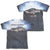 Chevrolet - Blue Vette Check Flag (Front - Back Print) Adult Regular Fit Short Sleeve 65 - 35 Poly - Cotton