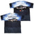 Chevrolet - Blue Vette Check Flag (Front - Back Print) Youth Short Sleeve 100% Poly