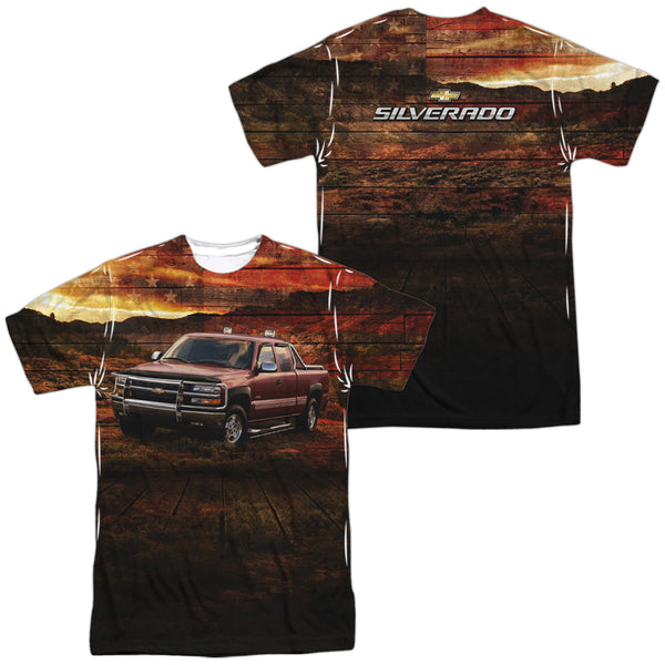 Chevrolet - Silverado In The Mud (Front - Back Print) Adult Regular Fit Short Sleeve 100% Poly