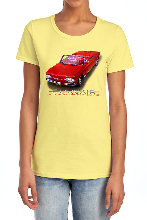 Chevrolet - 62 Corvair Convertible Women's Short Sleeve