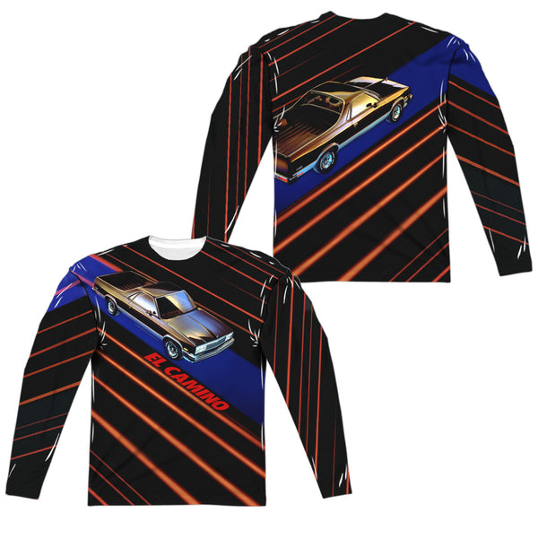 Chevrolet - Laser Camino (Front - Back Print) L - S Adult Poly Crew