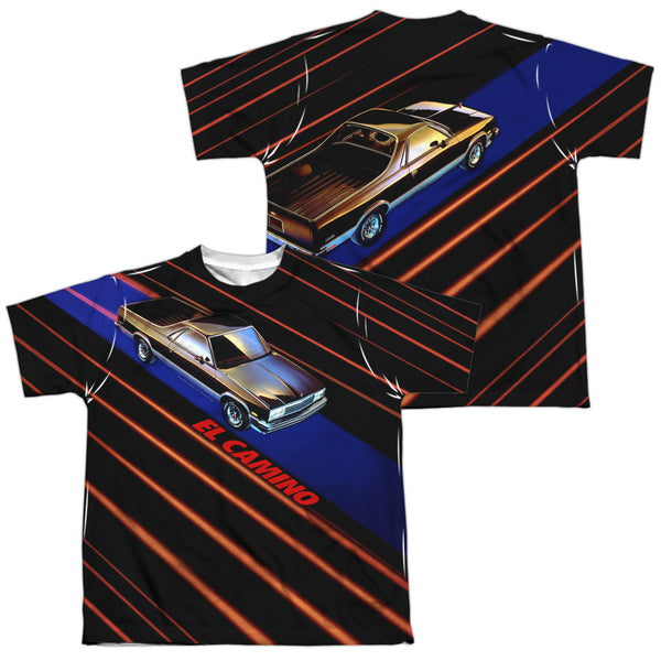 Chevrolet - Laser Camino (Front - Back Print) Youth Short Sleeve 100% Poly