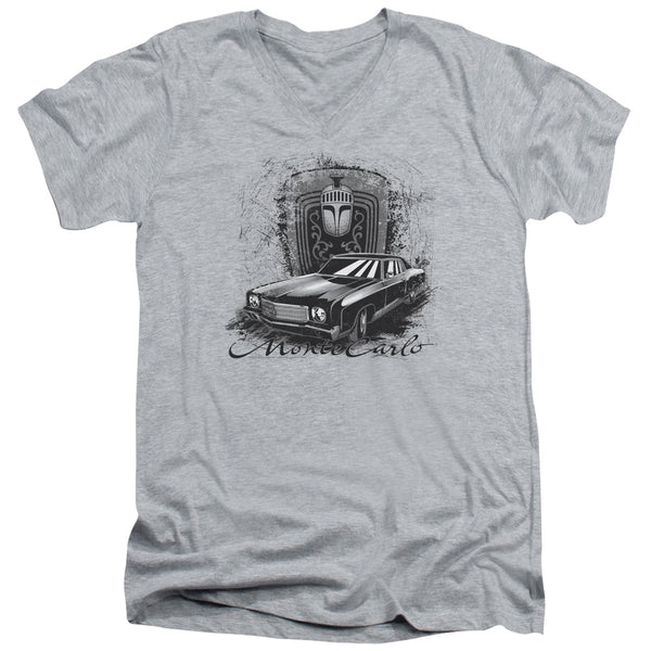 Chevrolet - Monte Carlo Drawing Adult Slim Fit V Neck Cotton
