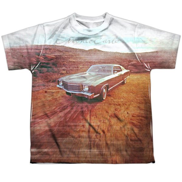 Chevrolet - Monte Carlo Old Photo Youth Short Sleeve 100% Poly