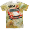 Chevrolet - Vega Watercolor Adult Regular Fit Short Sleeve 100% Poly