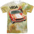 Chevrolet - Vega Watercolor Adult Regular Fit Short Sleeve 100% Poly