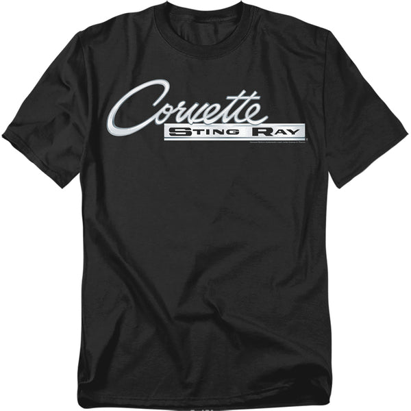 Chevrolet - Chrome Stingray Logo Adult Regular Fit Short Sleeve