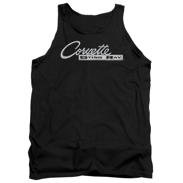 Chevrolet - Chrome Stingray Logo Adult Tank Top