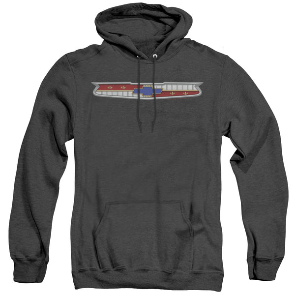 Chevrolet - 56 Bel Air Emblem Adult Heather Hoodie