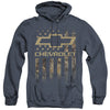 Chevrolet - Camo Flag Adult Heather Hoodie