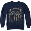 Chevrolet - Camo Flag Adult Crewneck Sweatshirt