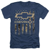 Chevrolet - Camo Flag Adult Regular Fit Heather Short Sleeve