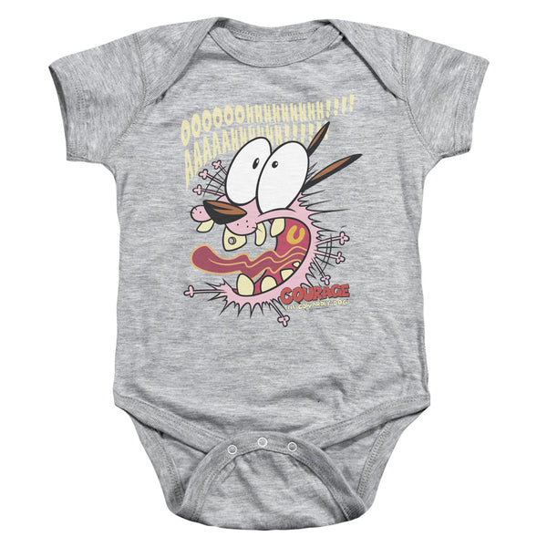 Courage The Cowardly Dog - Scaredy Dog Infant Snapsuit