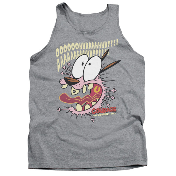 Courage The Cowardly Dog - Scaredy Dog Adult Tank Top