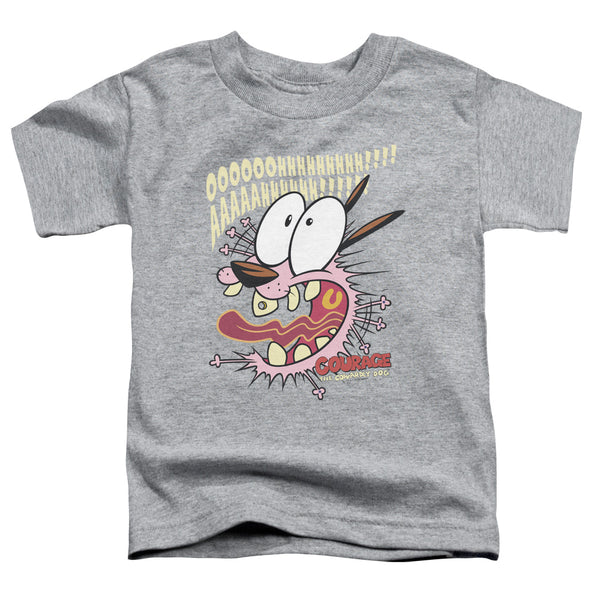 Courage The Cowardly Dog - Scaredy Dog Toddler Short Sleeve