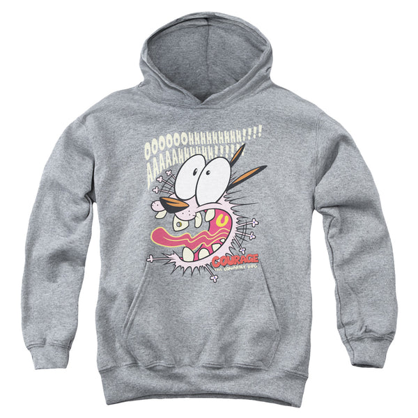 Courage The Cowardly Dog - Scaredy Dog Youth Hooded Sweatshirt