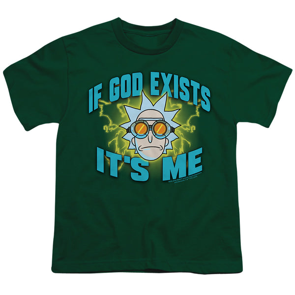 Rick And Morty - If God Exists Youth Short Sleeve