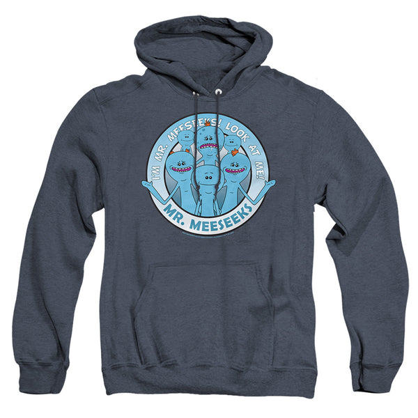 Rick And Morty - Mr Meeseeks Adult Heather Hoodie