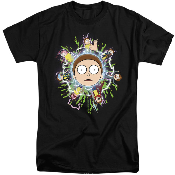 Rick And Morty - Multiple Morty Adult Tall Fit Short Sleeve