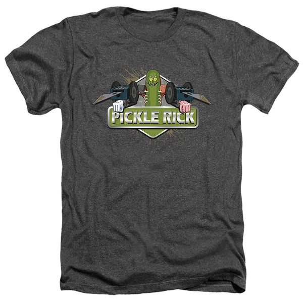 Rick And Morty - Pickle Rick Adult Regular Fit Heather Short Sleeve