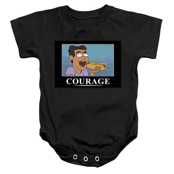 Rick And Morty - Courage Poster Infant Snapsuit