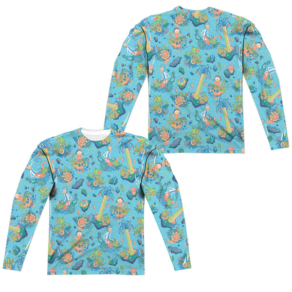 Rick And Morty - Ricktanical L - S Adult Poly Crew