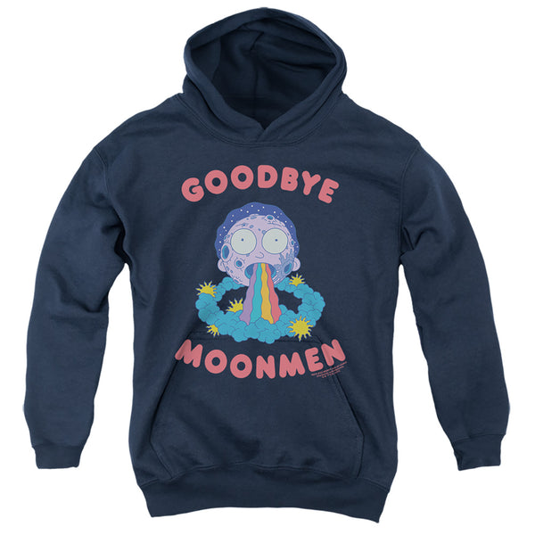 Rick And Morty - Goodbye Moonmen Youth Hooded Sweatshirt