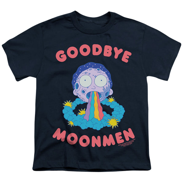 Rick And Morty - Goodbye Moonmen Youth Short Sleeve