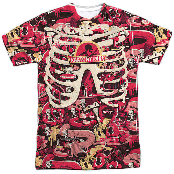 Rick And Morty - Anatomy Park Adult Regular Fit Short Sleeve 100% Poly