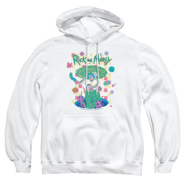 Rick And Morty - Falling Portals Adult Pullover Hoodie