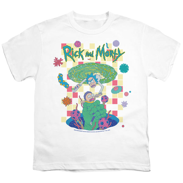 Rick And Morty - Falling Portals Youth Short Sleeve