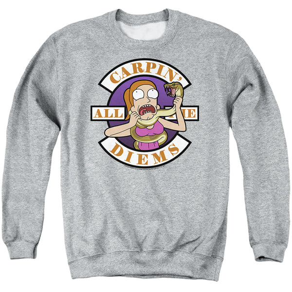Rick And Morty - Carp En All Them Diems Adult Crewneck Sweatshirt