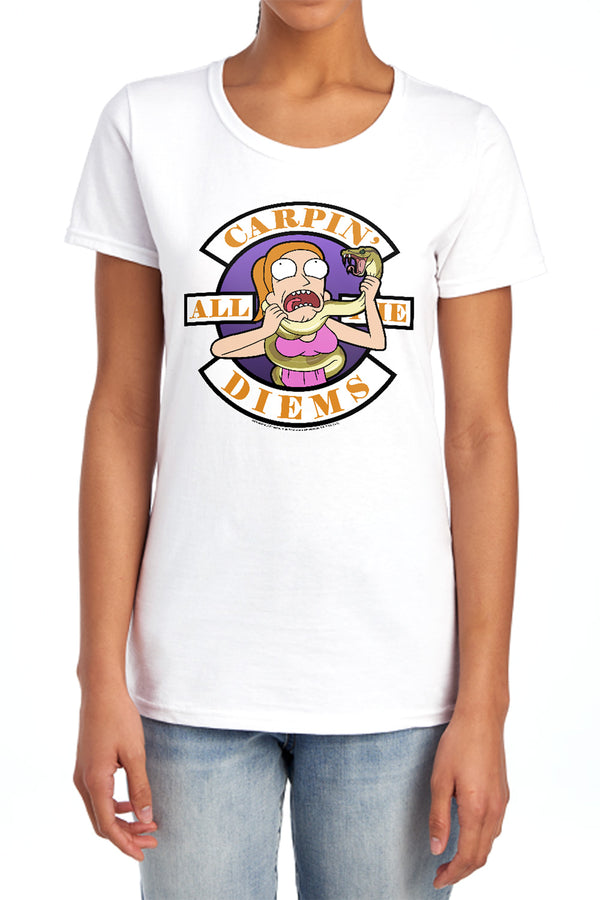 Rick And Morty - Carp En All Them Diems Women's Short Sleeve