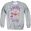 Rick And Morty - Ricks Gym Adult Crewneck Sweatshirt