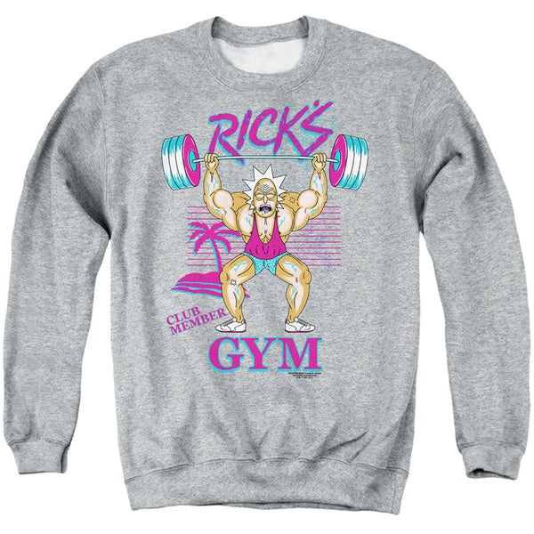 Rick And Morty - Ricks Gym Adult Crewneck Sweatshirt