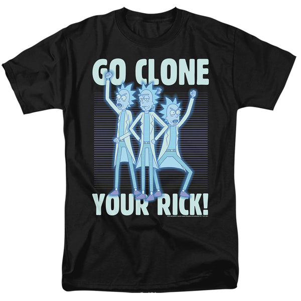 Rick And Morty - Go Clone Your Rick Adult Regular Fit Short Sleeve