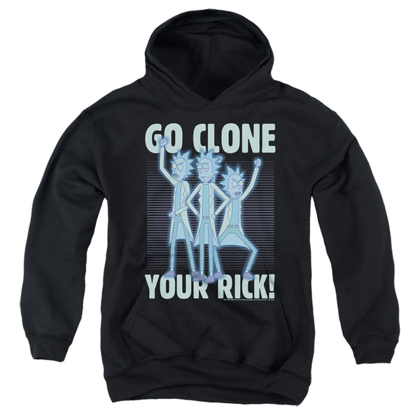 Rick And Morty - Go Clone Your Rick Youth Hooded Sweatshirt